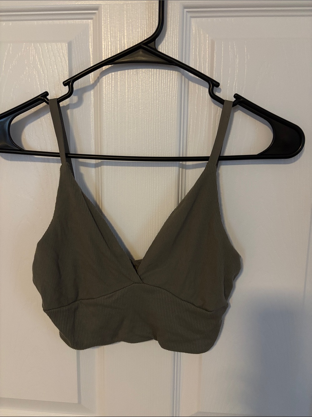 Danskin Green Ribbed Bralette